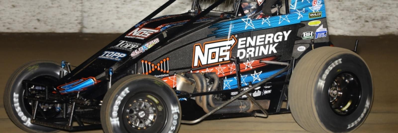 Justin Grant, TOPP Motorsports, Nos Energy Drink, Bubba Raceway Park, USAC AMSOIL National Sprint Car